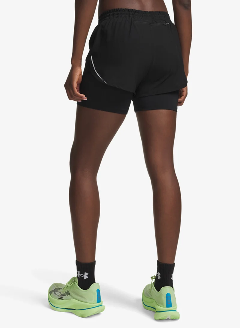 اندر ارمر 4" 2In1 Velociti Pro Shorts